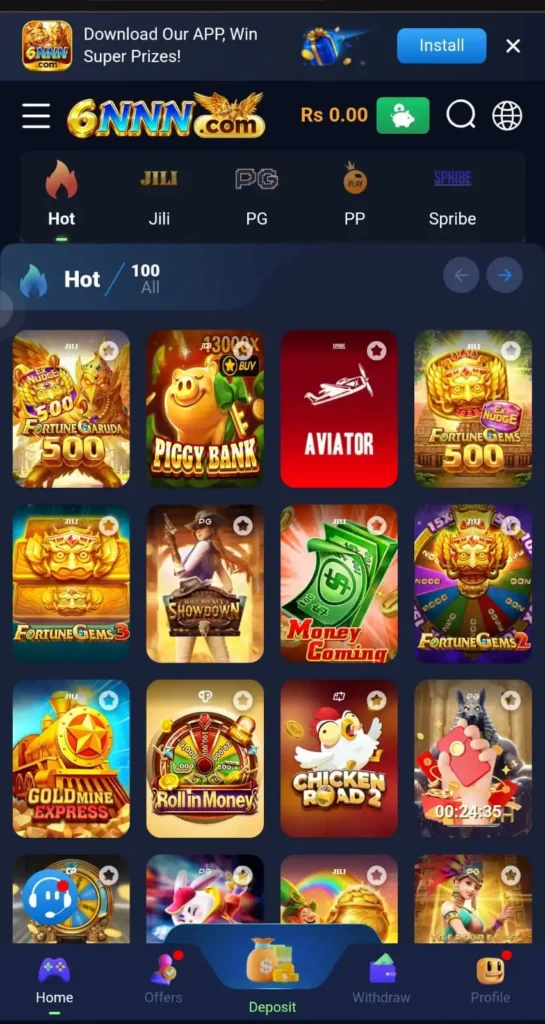 6NNN Game Download