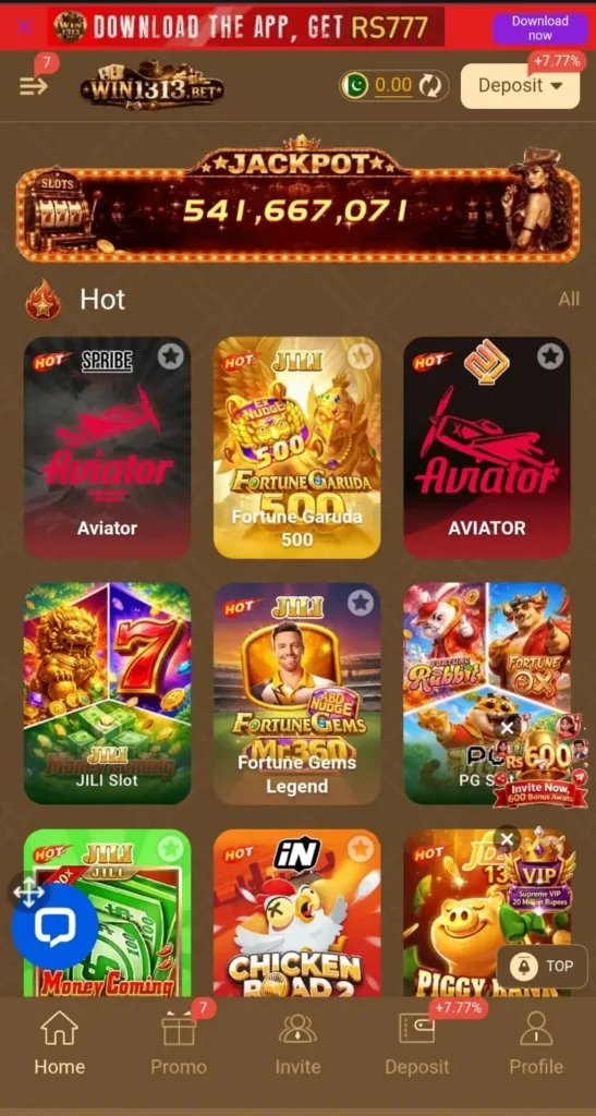 WIN1313.BET Game Download
