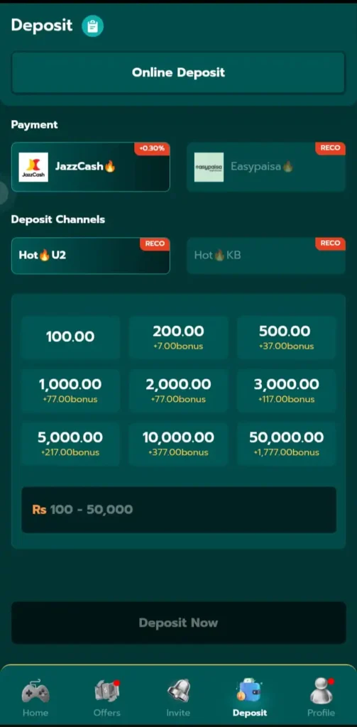 1PPP Game Deposit