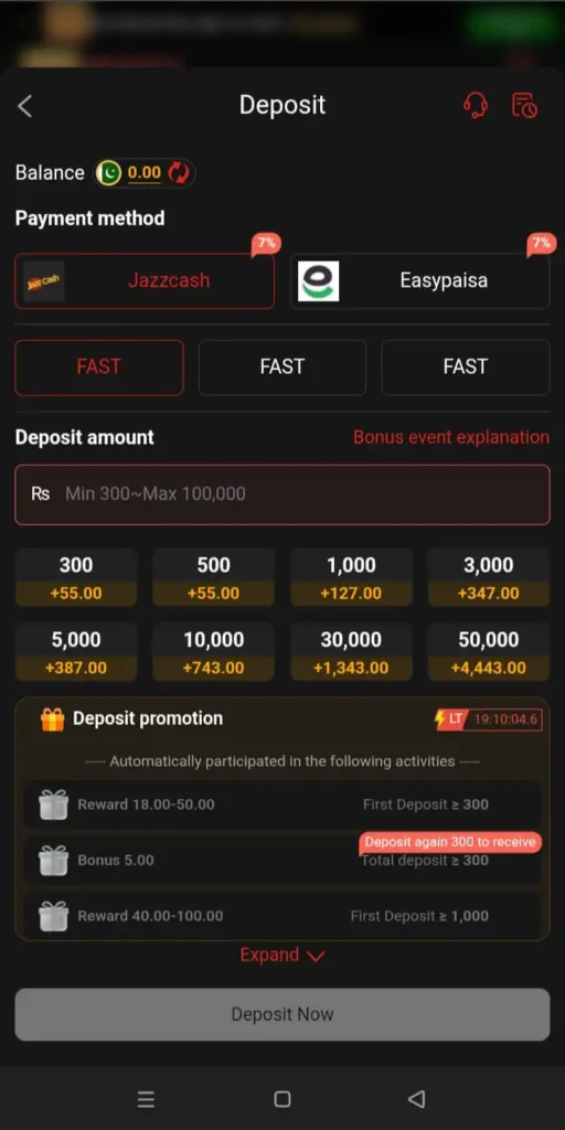 FD999 Game Deposit