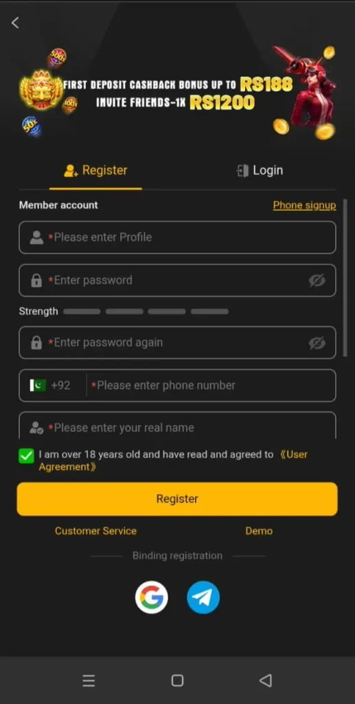 Register Process