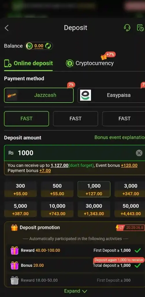 Deposit Process